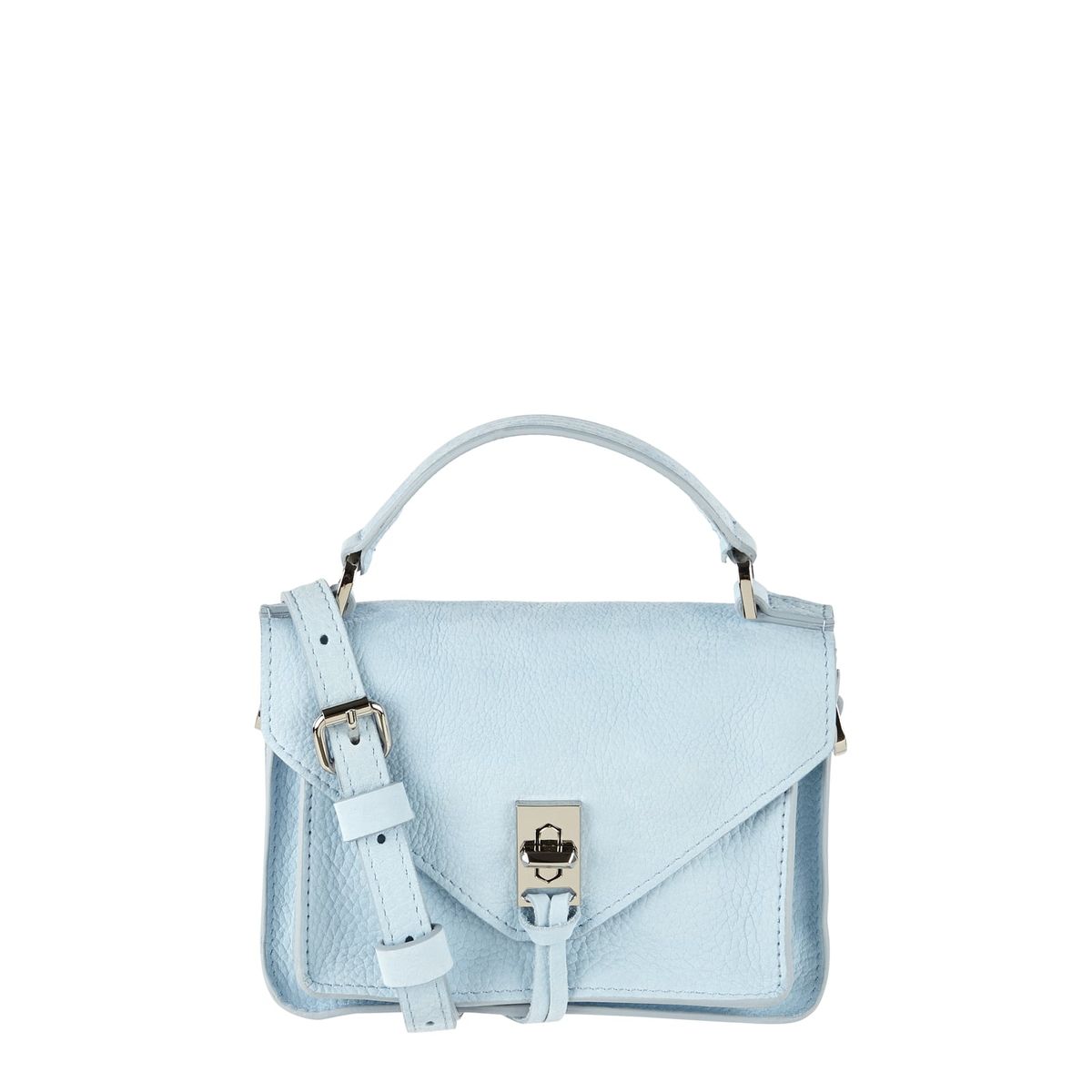 Ein Bild einer REBECCA MINKOFF Micro Bag aus Nubukleder