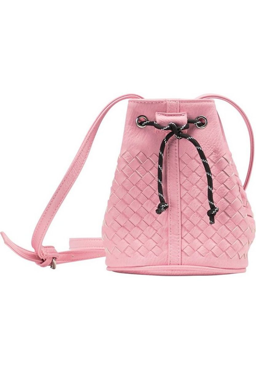 Ein Bild einer myMo Beuteltasche mit Flechtmuster